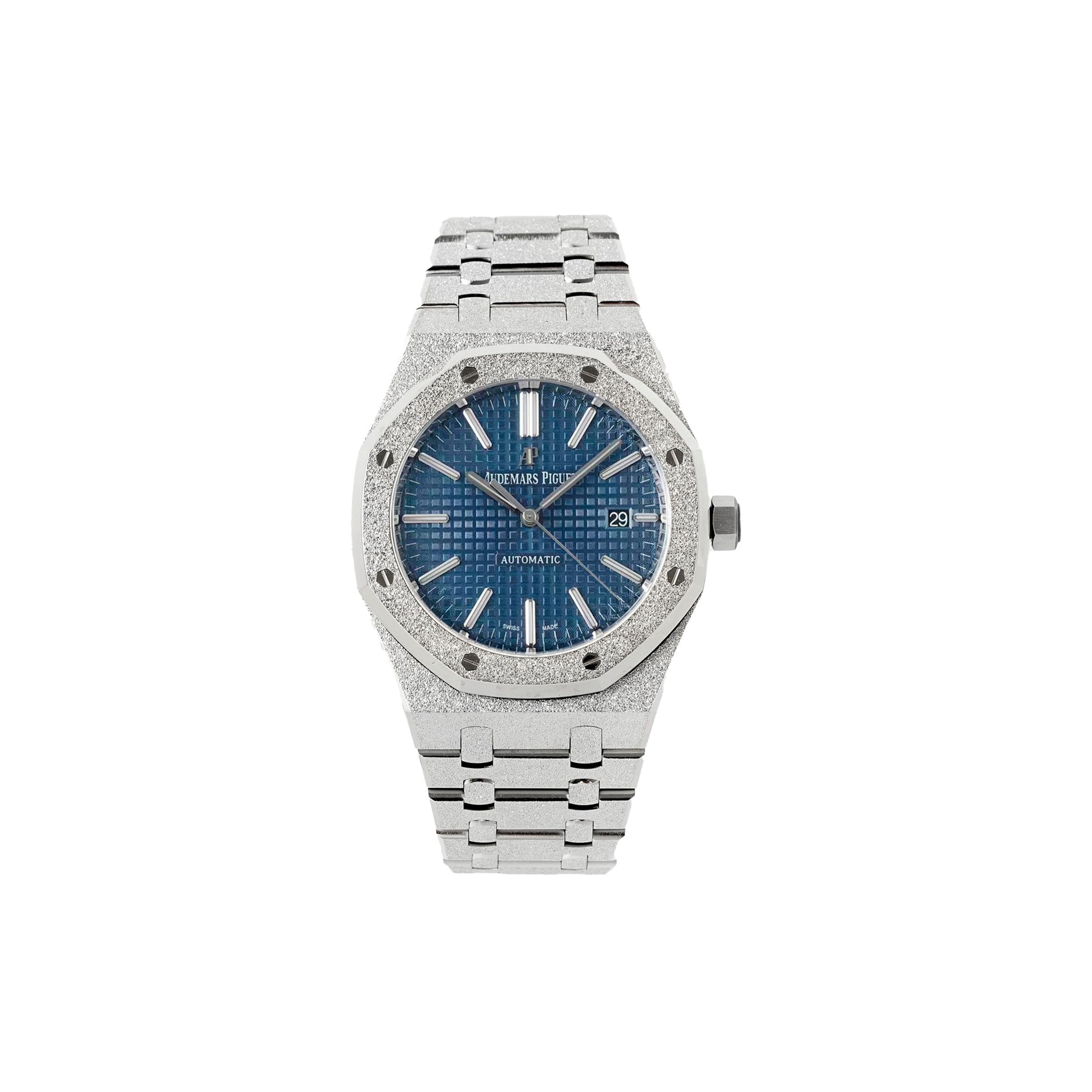 AUDEMARS PIGUET FROST GOLD SERIES 41MM WATCH 15410BC.GG.1224BC.01